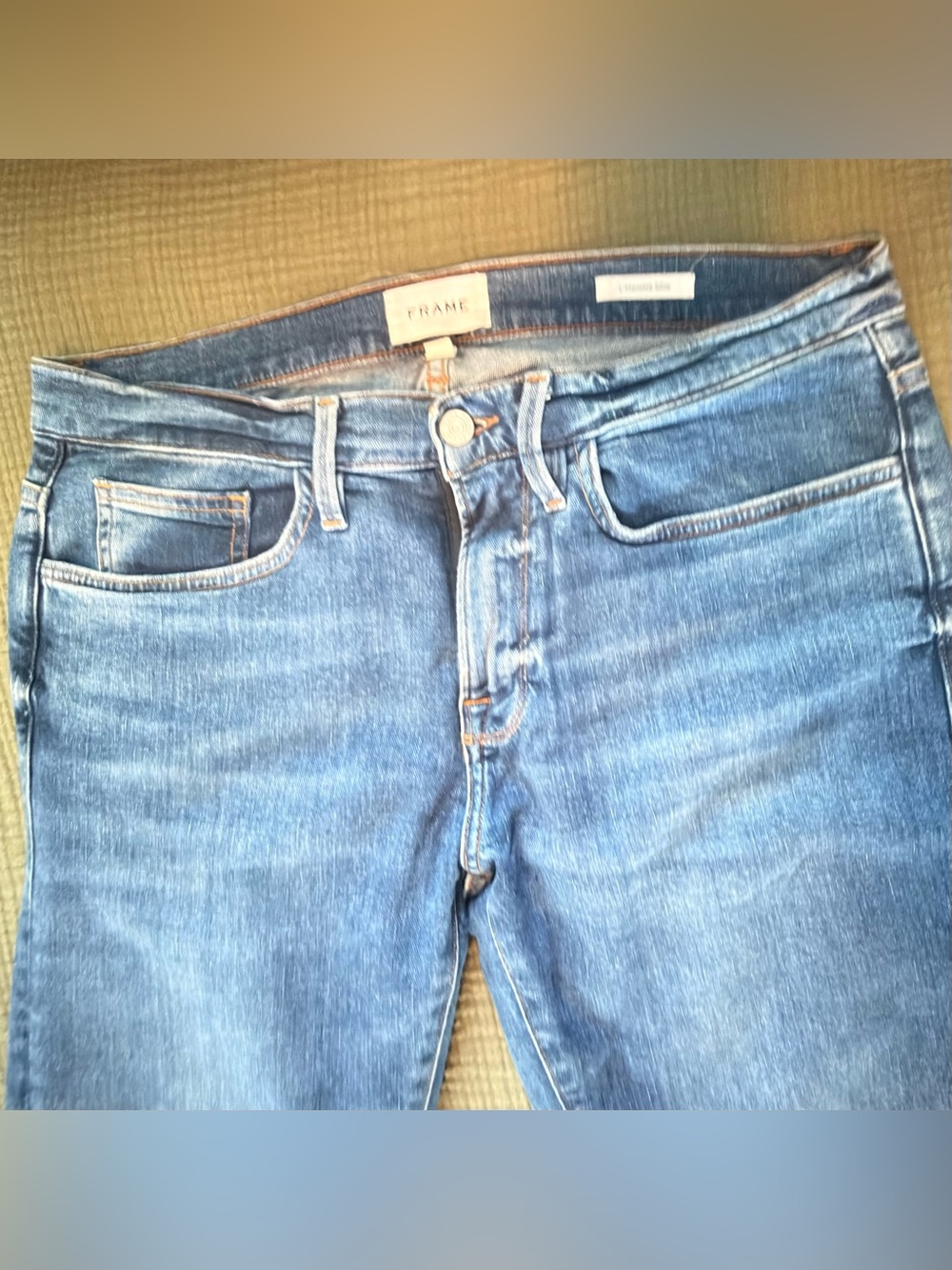 Frame Denim Light Blue High-Rise Jeans